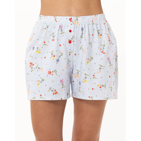 Pyjama short en coton DAISY | Le Chat