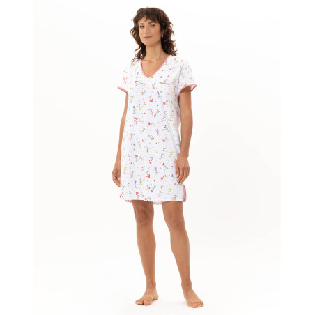 Chemise de nuit en coton DAISY | Le Chat