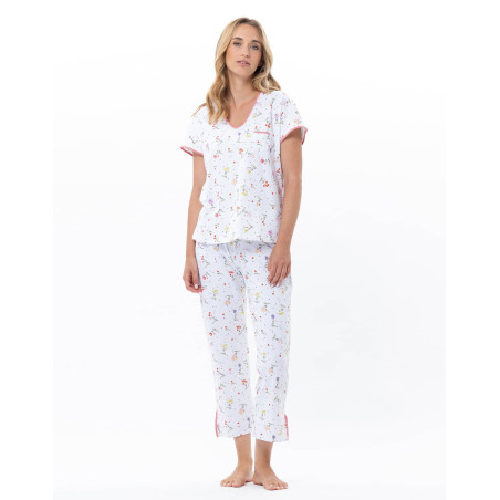 Pyjama en coton DAISY | Le Chat