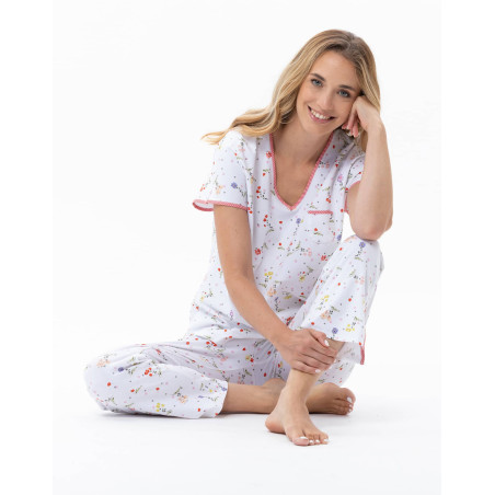 Pyjama en coton DAISY | Le Chat