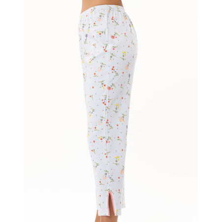 Pyjama en coton DAISY Ciel | Le Chat