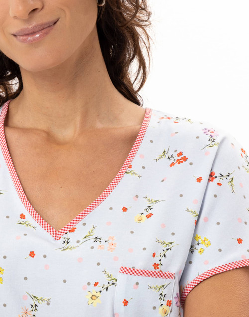 Cotton pyjamas DAYSI Sky