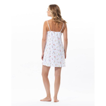 Cotton Nightdress DAYSI White | Le Chat