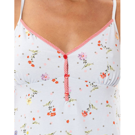 Cotton Nightdress DAYSI Sky | Le Chat