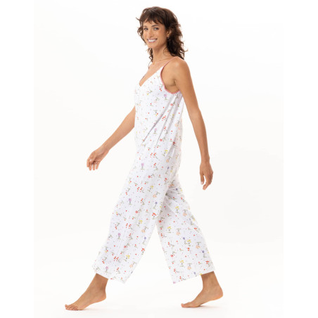 Cotton jumpsuit DAISY White