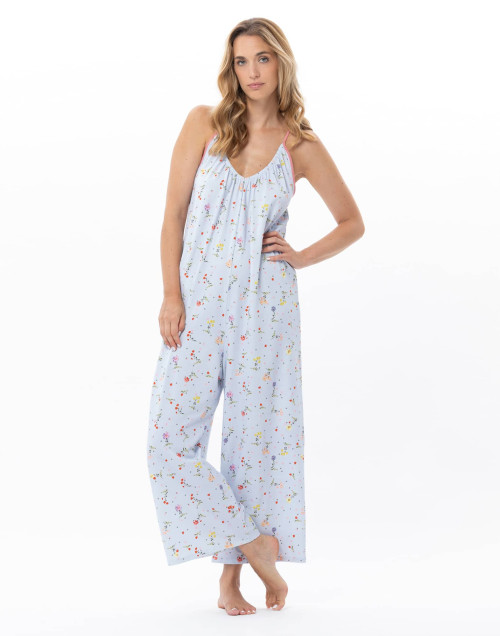 Cotton jumpsuit DAISY Sky
