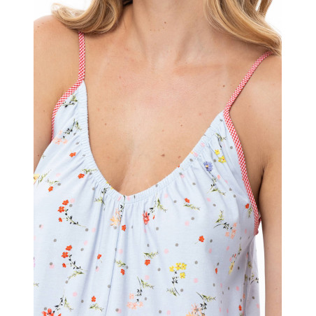 Cotton jumpsuit DAISY Sky