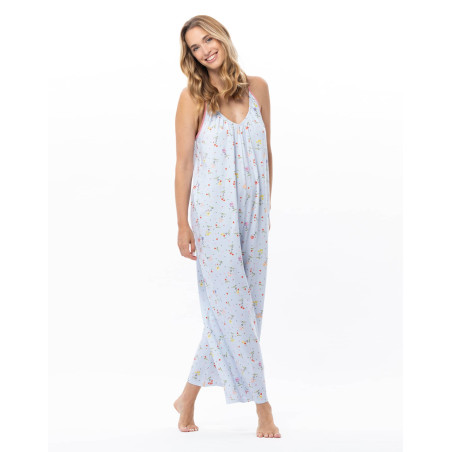 Cotton jumpsuit DAISY Sky