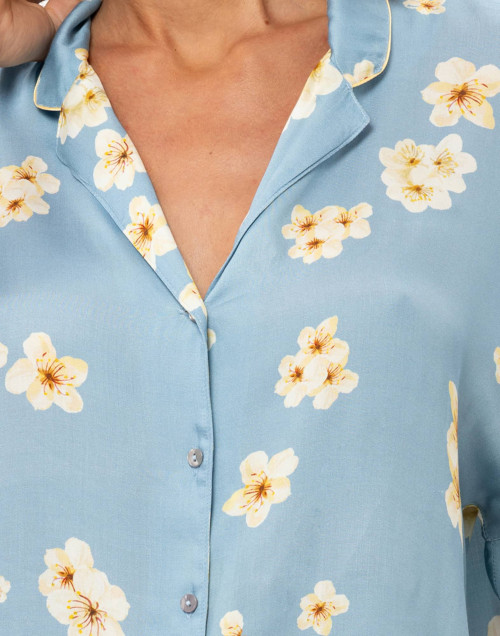 Pyjama short en viscose EDEN Azur