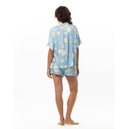 Viscose Short Pyjamas EDEN Azur | Le Chat