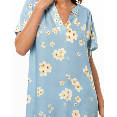 Chemise de nuit en viscose fluide EDEN | Le Chat