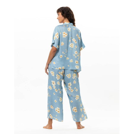 Viscose Pyjamas EDEN Azur | Le Chat