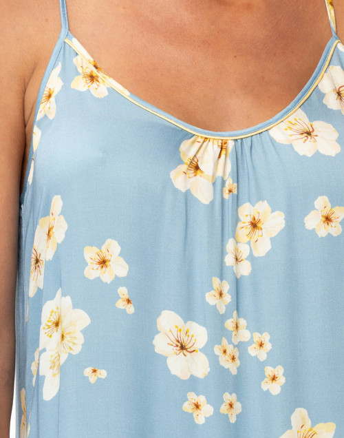 Long viscose nightdress EDEN Azur