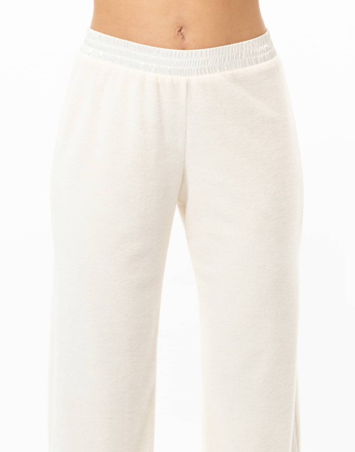 Zip-up terry-cloth loungewear set GELATO Vanilla