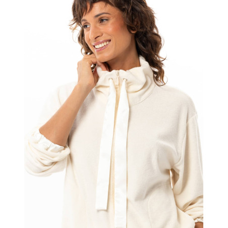 Ensemble homewear zippé en bouclette GELATO | Le Chat