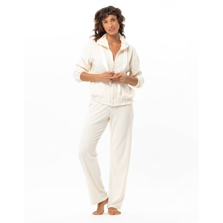 Ensemble homewear zippé en bouclette GELATO | Le Chat