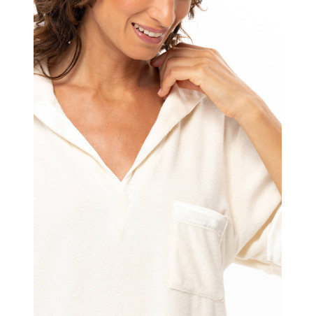 Robe homewear en bouclette éponge GELATO | Le Chat