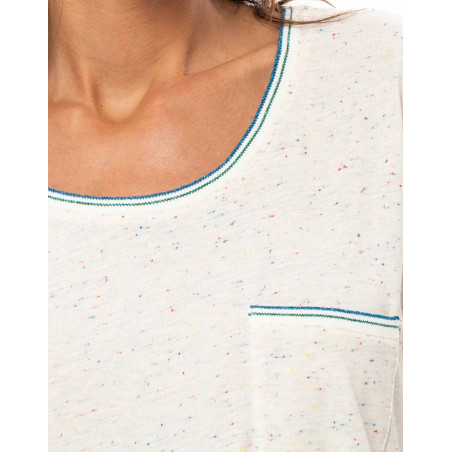 Robe en coton KARMA Ecru