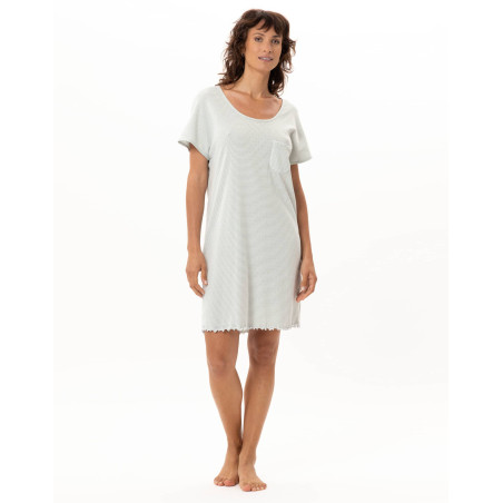 Cotton Nightdress MATCHA | Le Chat