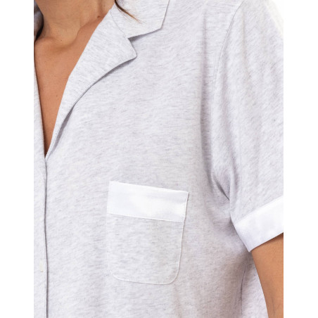 Short Pyjamas MILY in Cotton-Modal | Le Chat