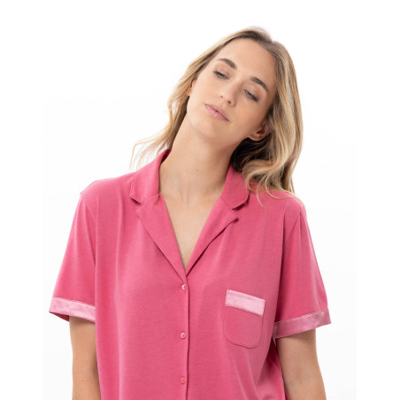 Pyjama short MILY en coton-modal | Le Chat