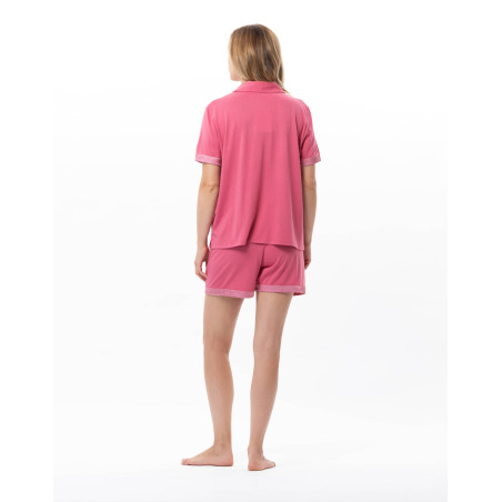 Pyjama short MILY en coton-modal | Le Chat