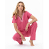 Pyjama en coton modal MILY Fraise