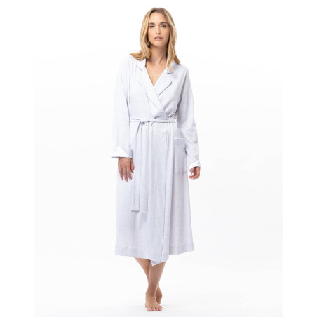 Long Cotton Dressing Gown MILY | Le Chat