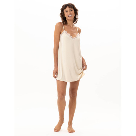 Modal Nightdress NINA Vanilla | Le Chat