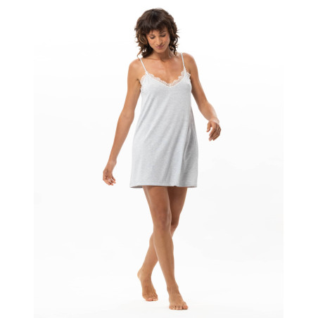 Nuisette en modal NINA aux finitions dentelle | Le Chat