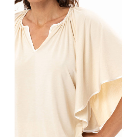 Ensemble homewear en modal NINA finitions satin | Le Chat