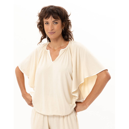 Ensemble homewear en modal NINA finitions satin | Le Chat