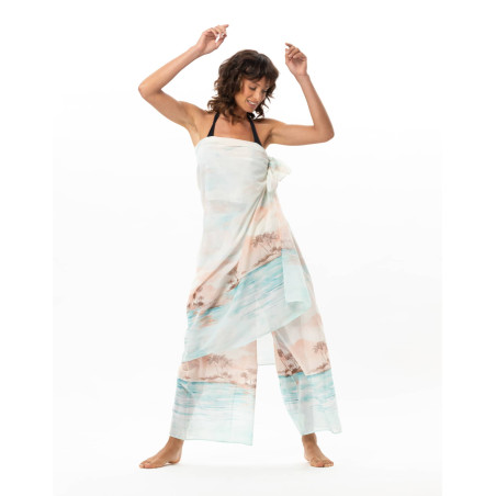 Cotton Voile Trousers SUNSET | Le Chat