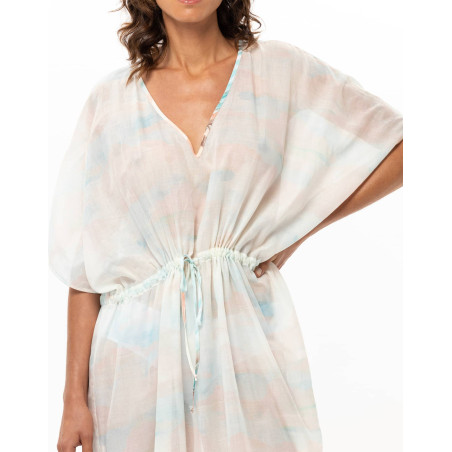 Cotton Voile Kaftan SUNSET | Le Chat