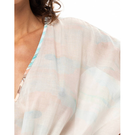 Cotton Voile Kaftan SUNSET | Le Chat