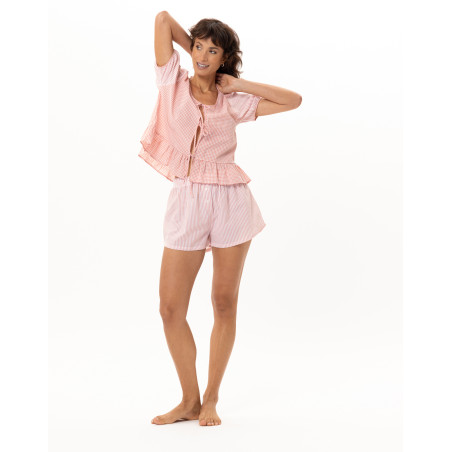 Pyjama short en coton PATIO | Le Chat