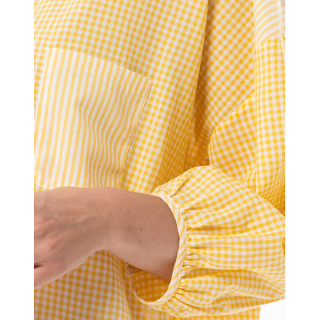 Cotton Shirt PATIO Yellow | Le Chat
