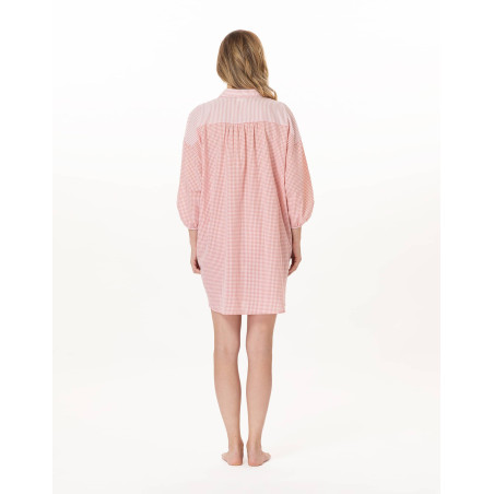 Cotton Shirt PATIO Coral | Le Chat