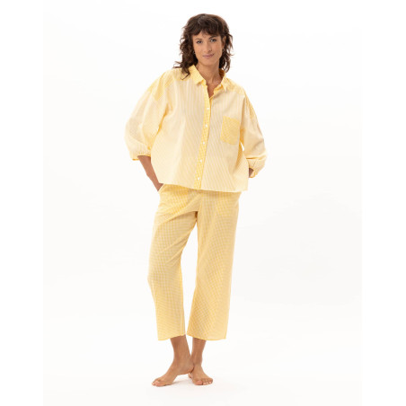 Pyjama boutonné en coton PATIO | Le Chat