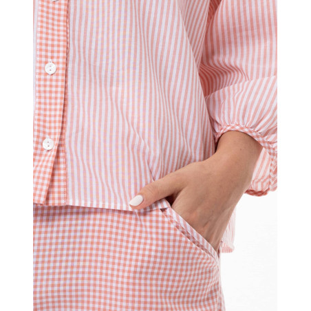 Pyjama boutonné en coton PATIO | Le Chat