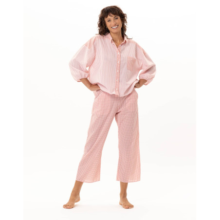 Pyjama boutonné en coton PATIO | Le Chat