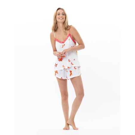 Caraco short en viscose ROBINSON | Le Chat