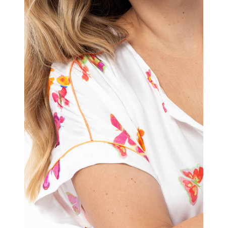 Chemise de nuit en viscose ROBINSON