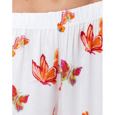 Button-up viscose pyjamas ROBINSON