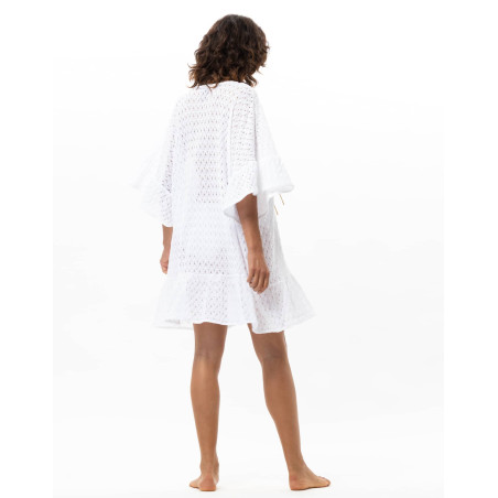 Mesh Knit Kaftan in Cotton PAILLETTE | Le Chat