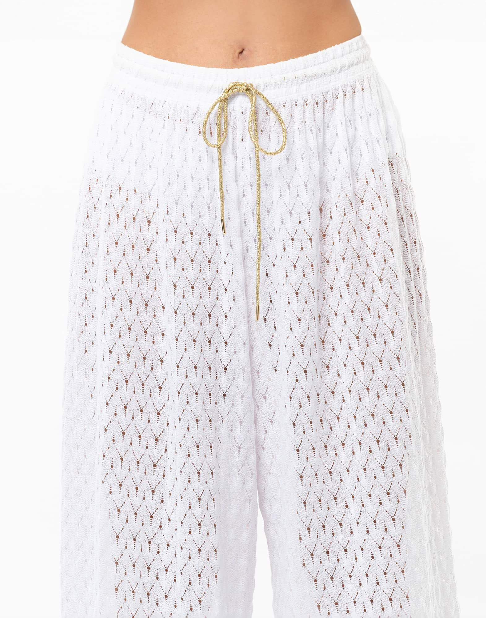 Pantalon en maille ajourée PAILLETTE | Le Chat