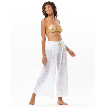 Pantalon en maille ajourée PAILLETTE | Le Chat