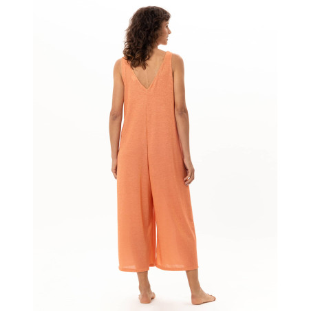 Lurex Knit Jumpsuit COCO Apricot | Le Chat