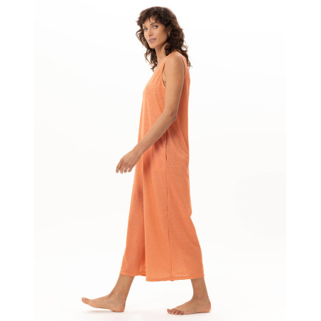 Lurex Knit Jumpsuit COCO Apricot | Le Chat