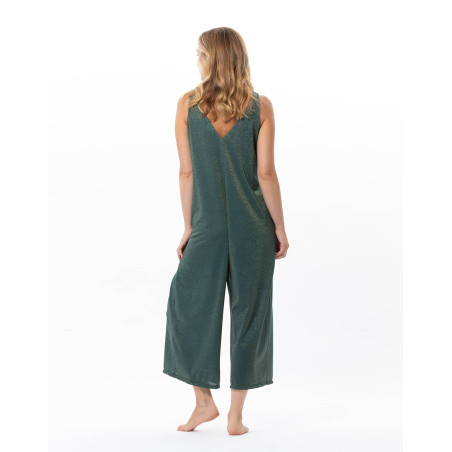 Lurex Knit Jumpsuit COCO Kaki | Le Chat